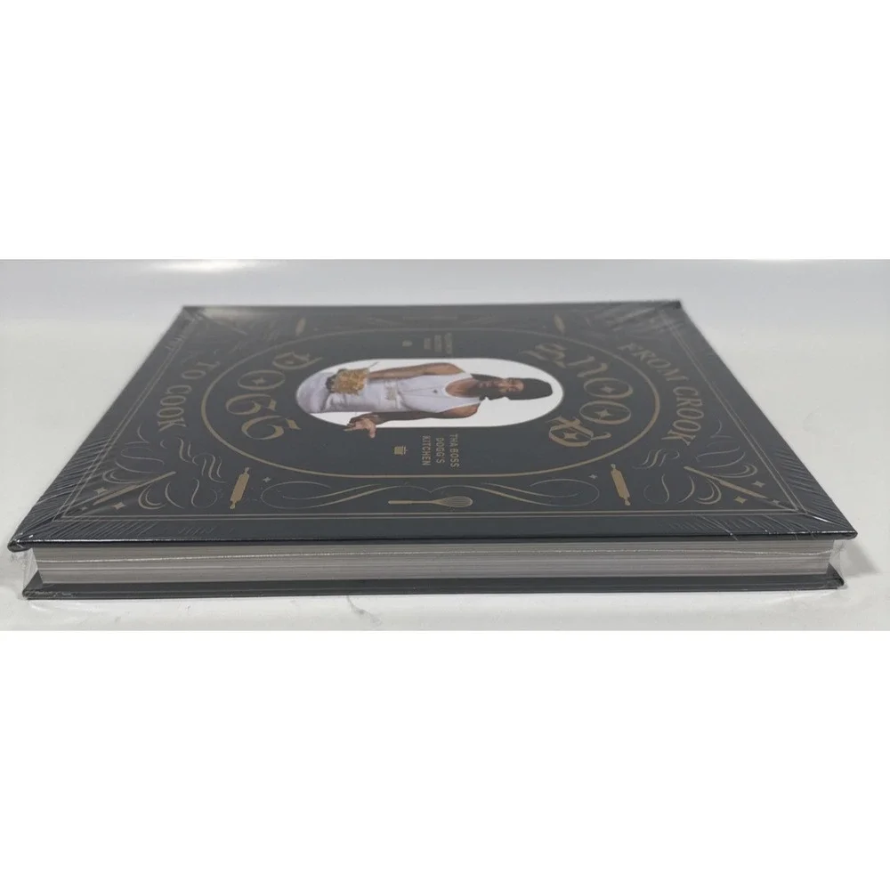 Snoop Dogg From Crook to Cook Cookbook Adult OS Black Gold Platinum Recipes New